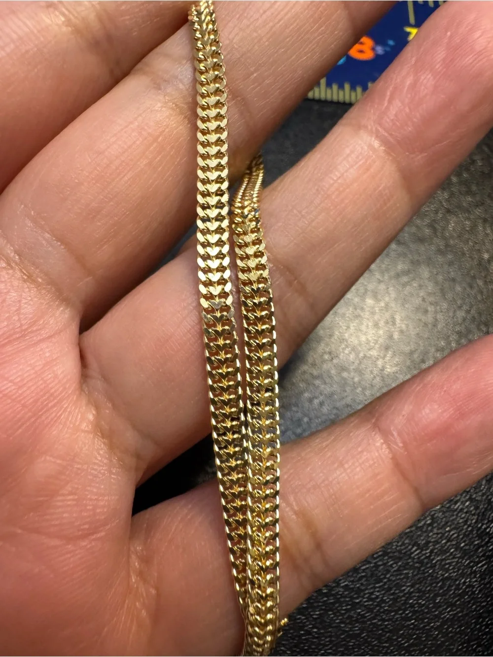 Men's Gold 18k Chain Bracelet - Heartbiz Gold Bracelet size 8